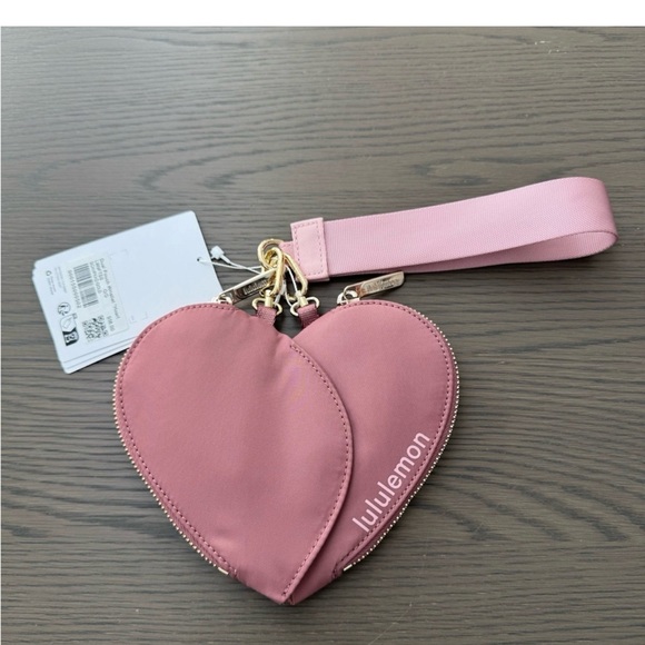 lululemon athletica Accessories - lululemon athletica Pink Heart Key & Card Holder